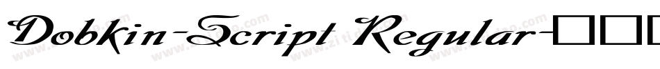 Dobkin-Script Regular字体转换